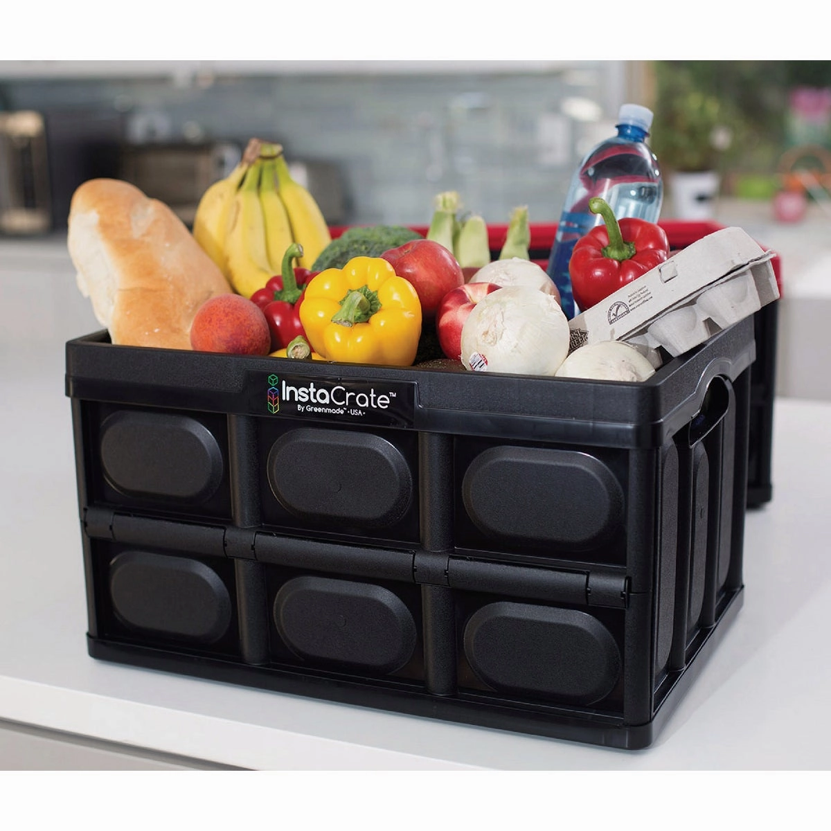 12 Gallon Plastic Collapsible Tote