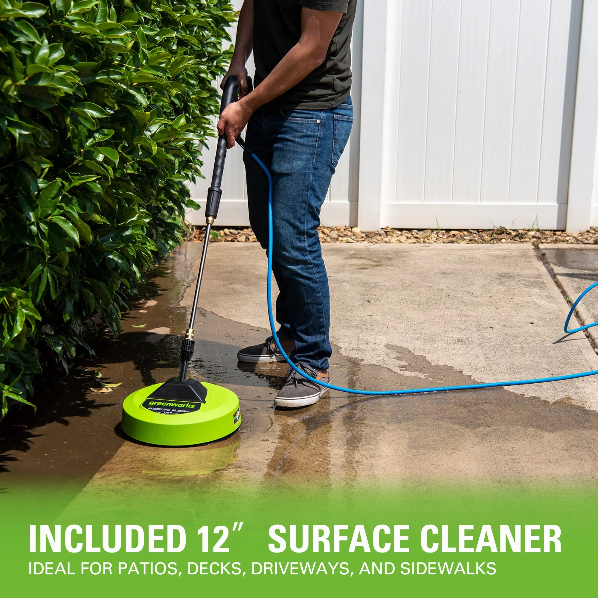 2000 PSI 1.2 GPM Electric Pressure Washer With Surface Cleaner and Foam Cannon