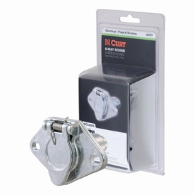 6-Way Round Connector Socket. Vehicle Side