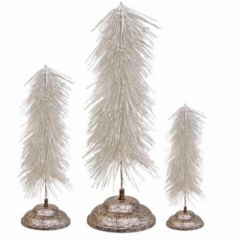 *3/Set Snowbrush Pine Trees