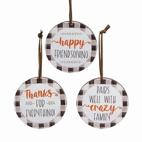 *3/Set Thanks For Everything Wine Tags
