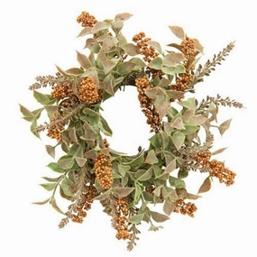 *Autumn Herbs Candle Ring Pumpkin