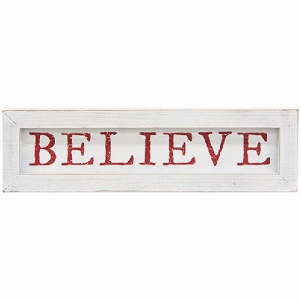 *Believe Farmhouse Sign