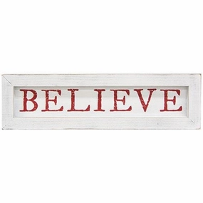 *Believe Farmhouse Sign