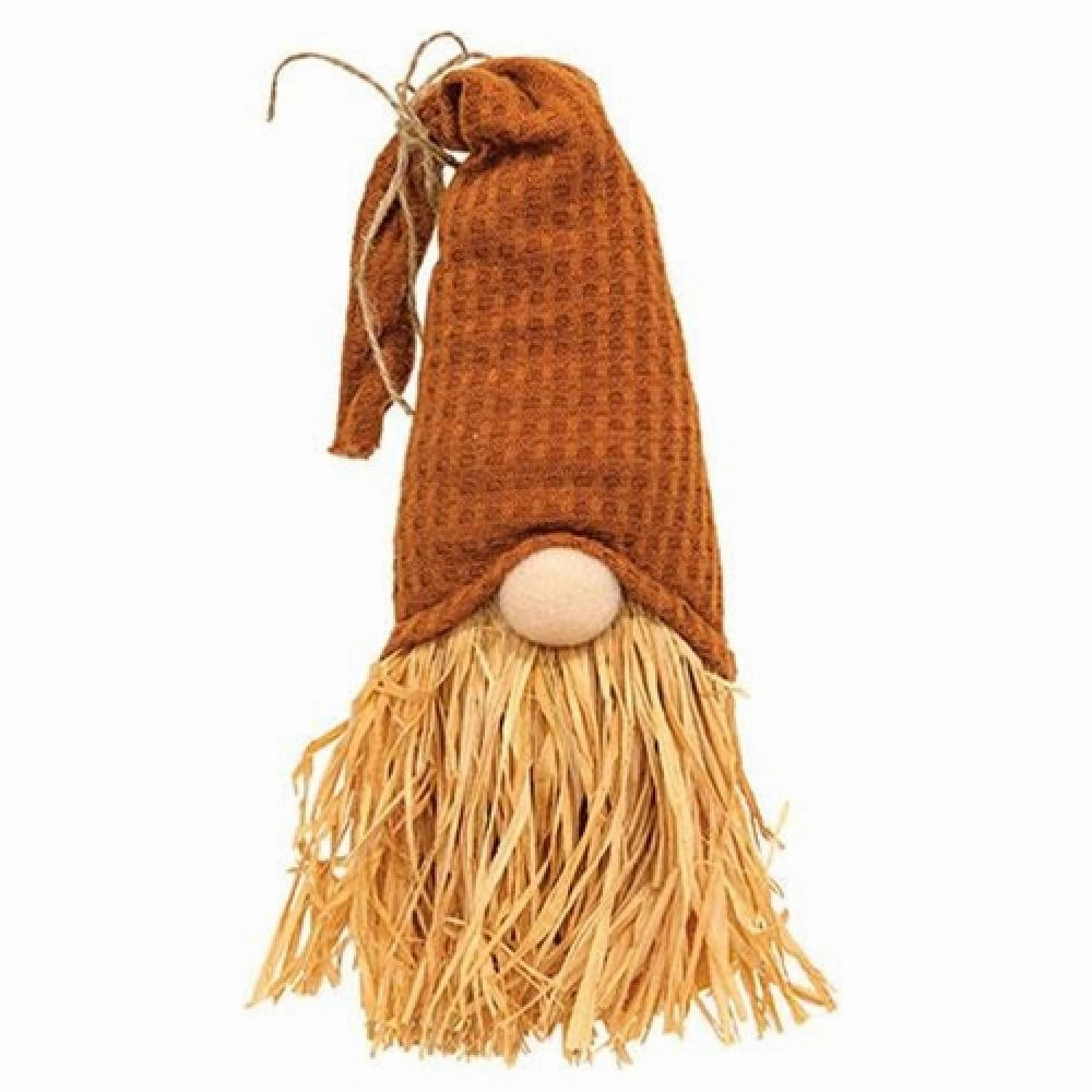 *Burnt Orange Raffia Gnome Large
