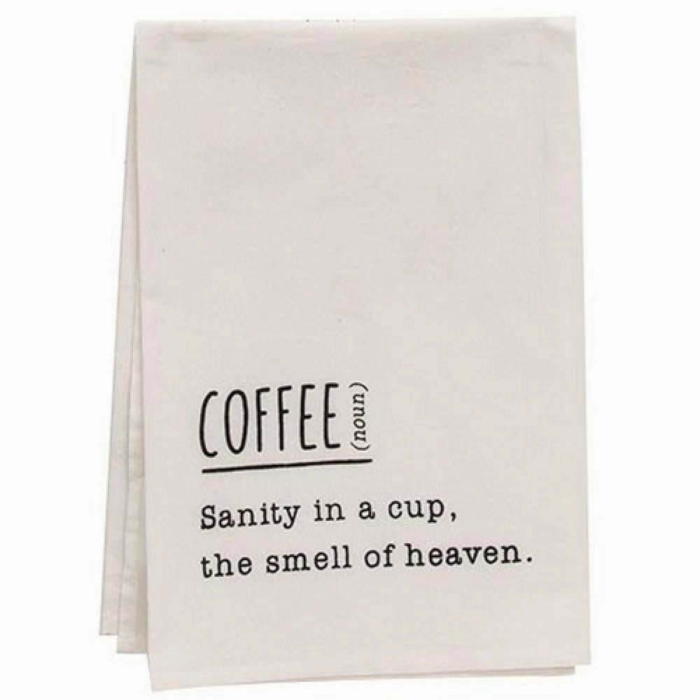 *Coffee Definition Dish Towel