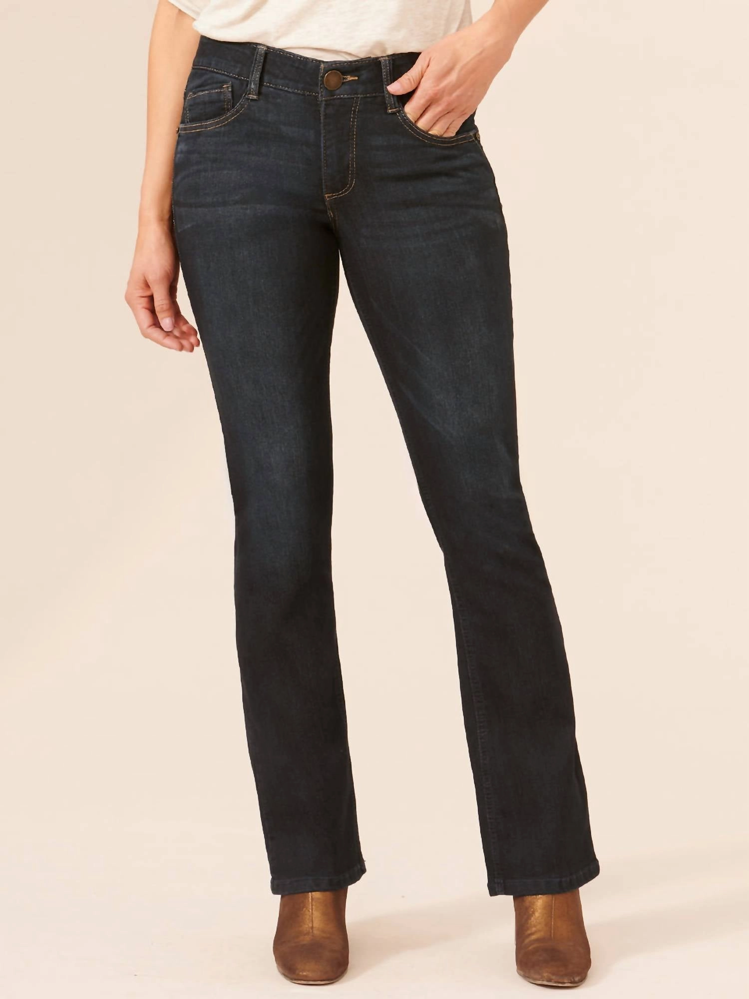 "ab" Solution Itty Bitty Bootcut Jean In Indigo