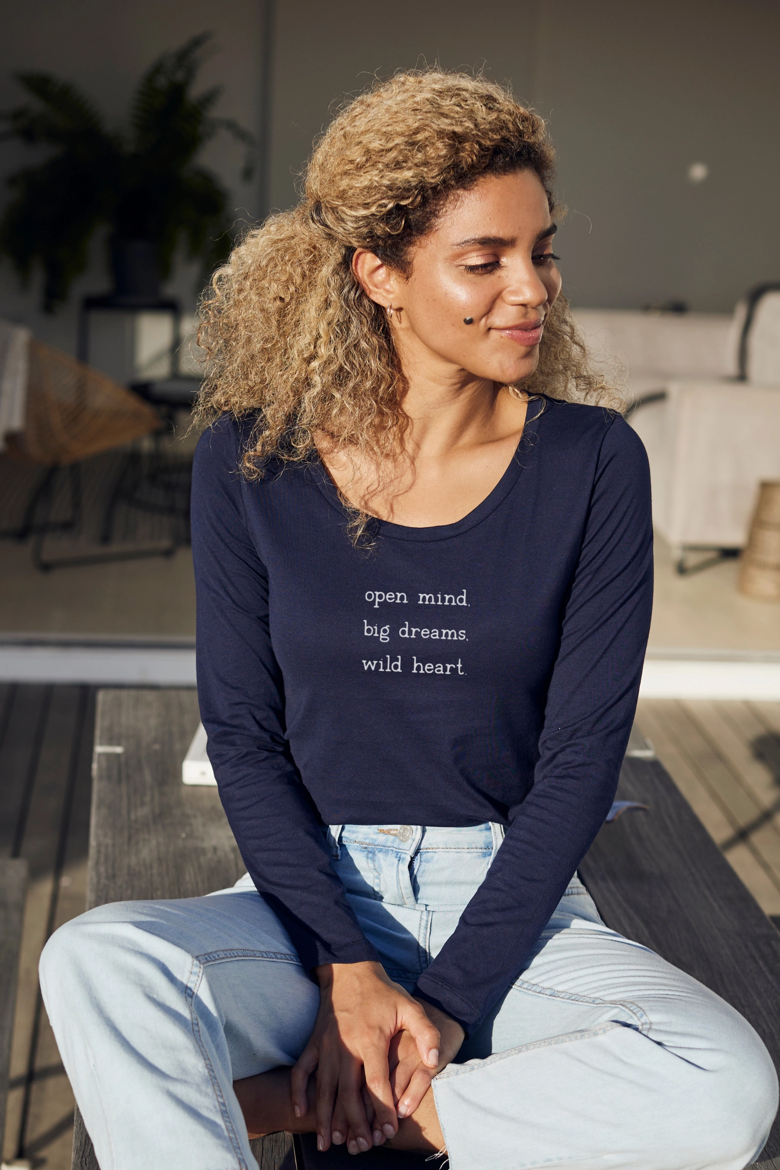 "Open Mind" Long Sleeve Tee