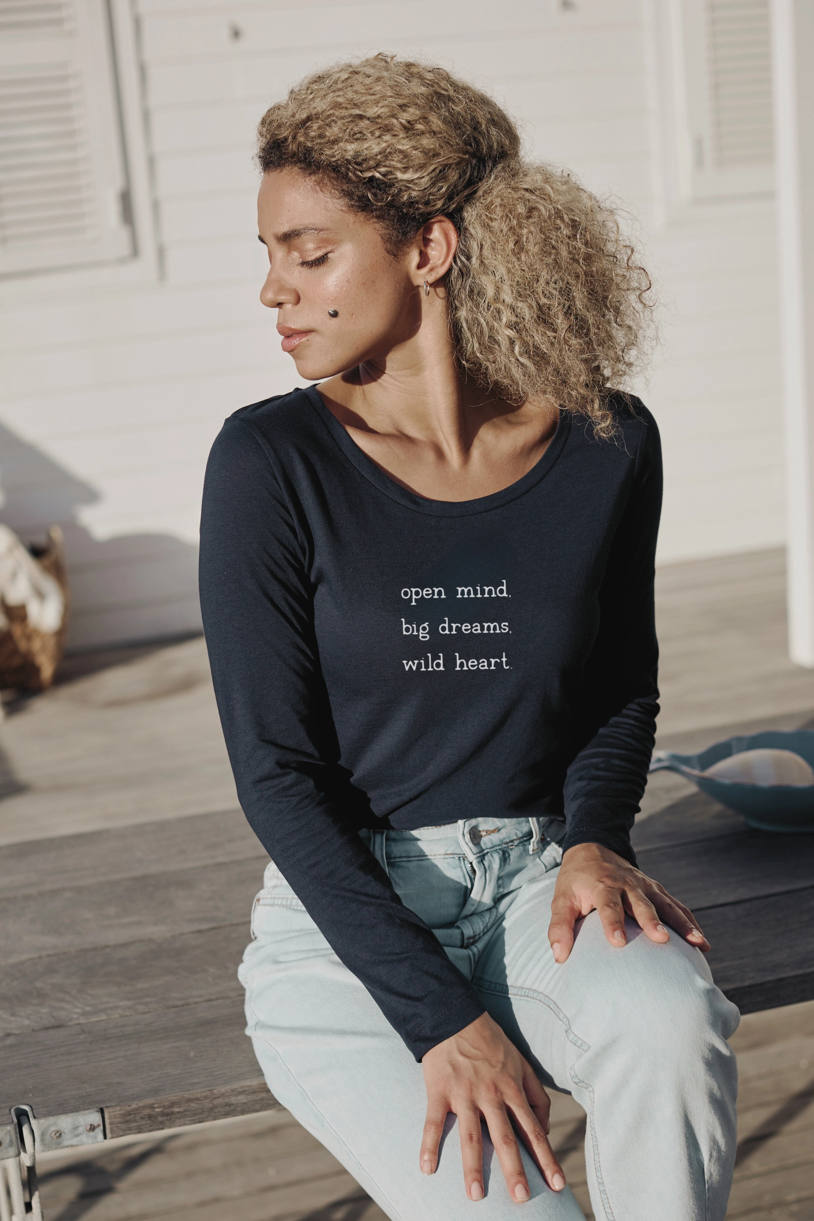 "Open Mind" Long Sleeve Tee