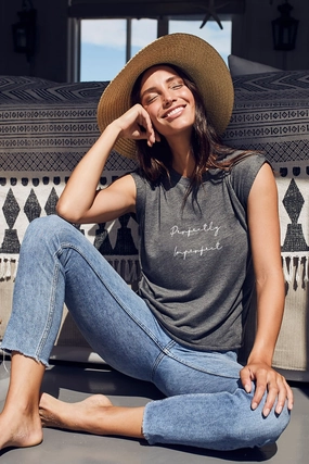 "Perfectly Imperfect" Roll Tee