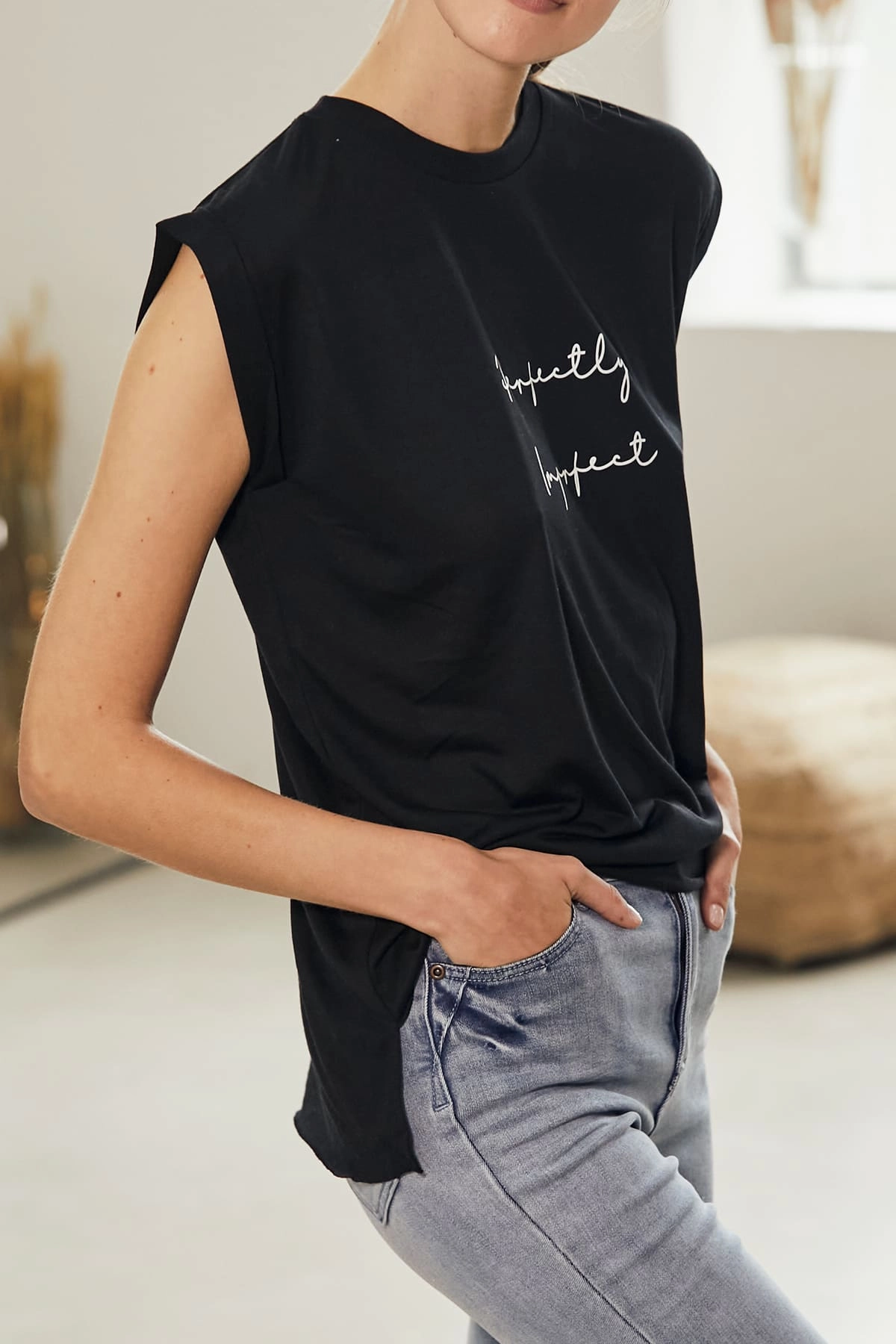 "Perfectly Imperfect" Roll Tee