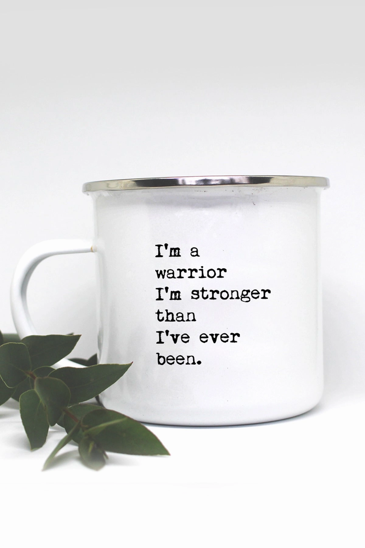 "Warrior" Enamel Mug