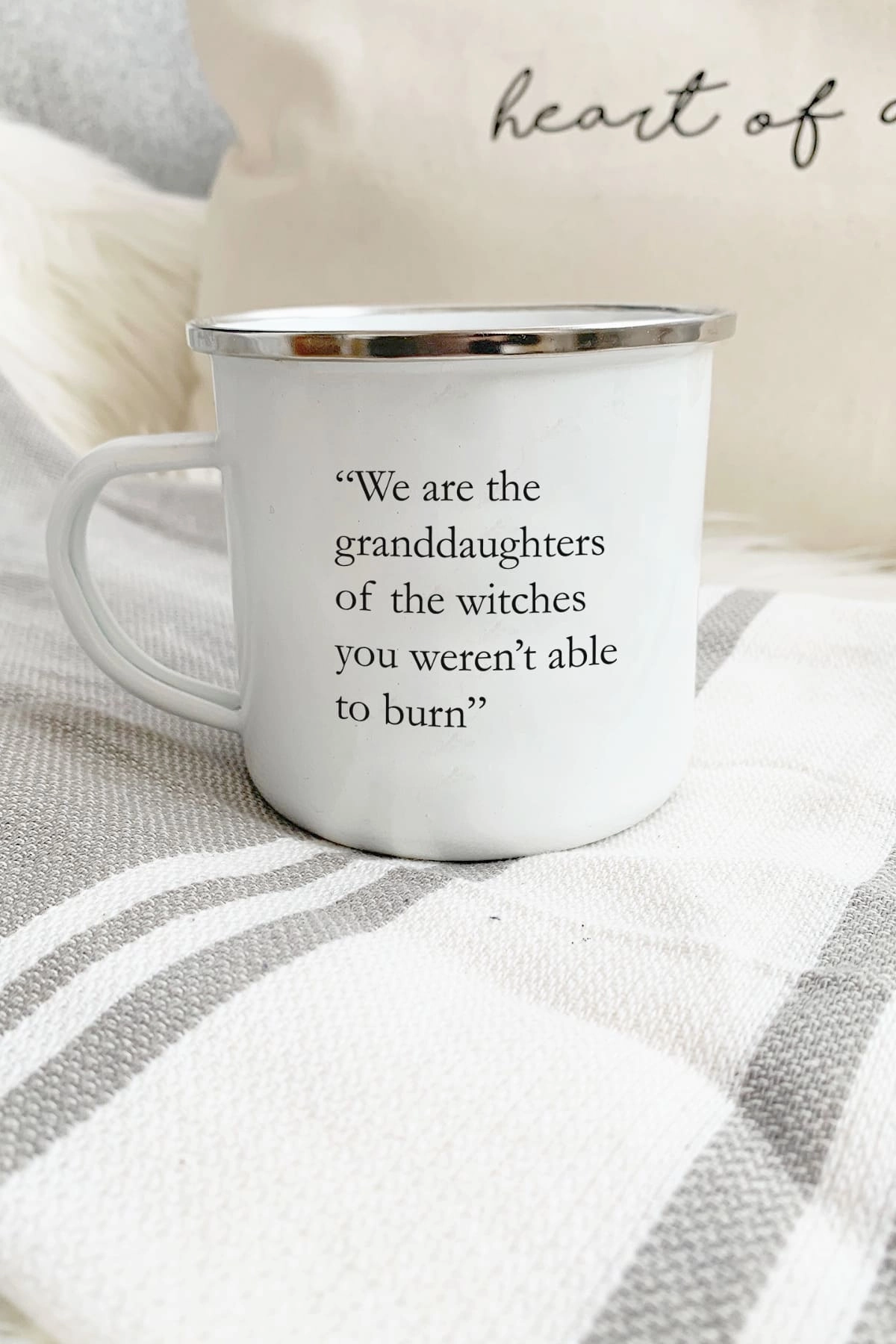 "Wiccan" Enamel Mug