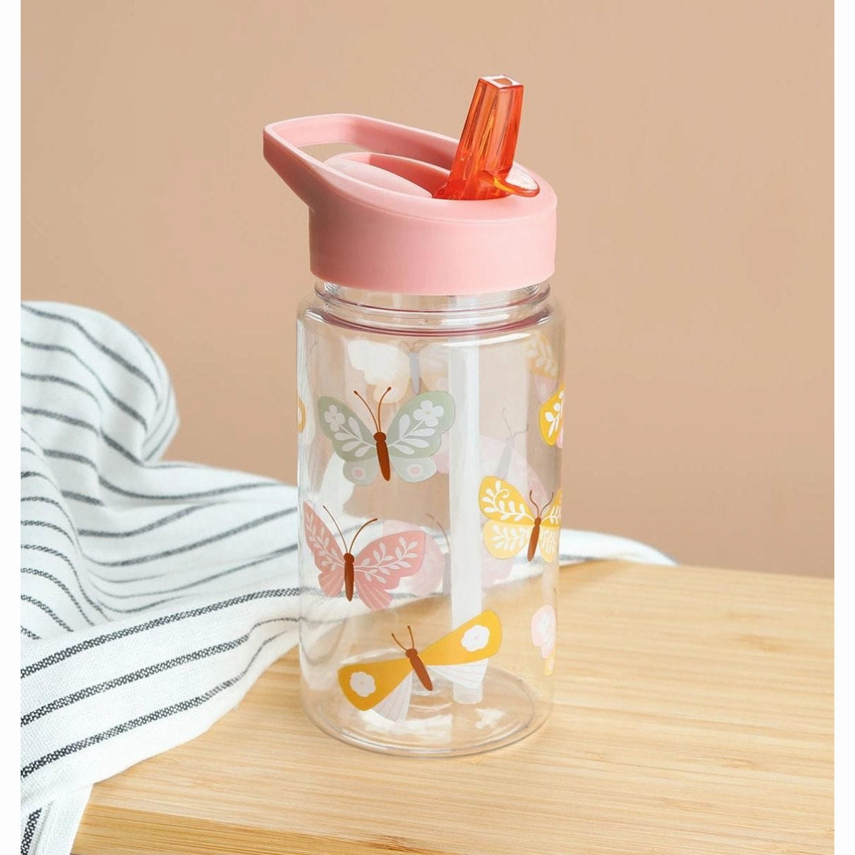 A Little Lovely Company Drink Bottle: Butterflies