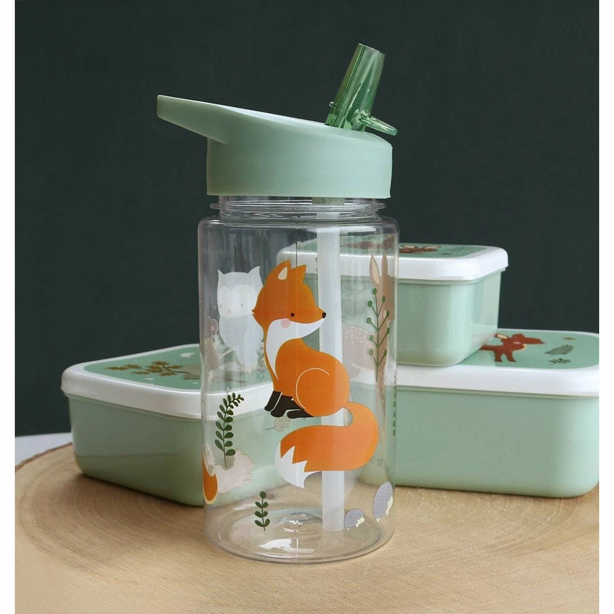 A Little Lovely Company Drink Bottle: Forest Friends