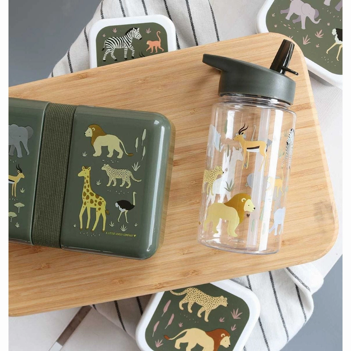 A Little Lovely Company Drink Bottle: Savanna