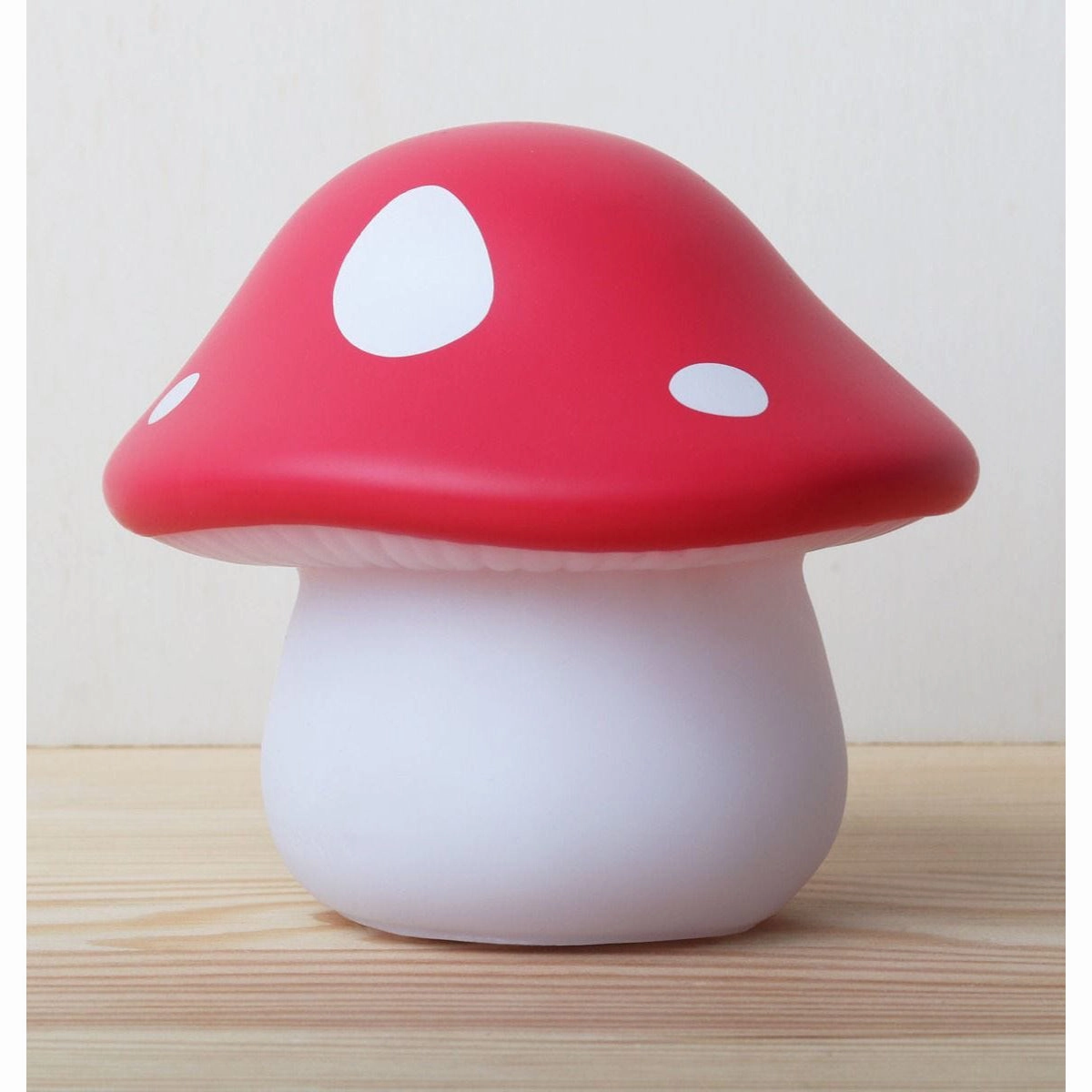 A Little Lovely Company Little Light Mushroom Red