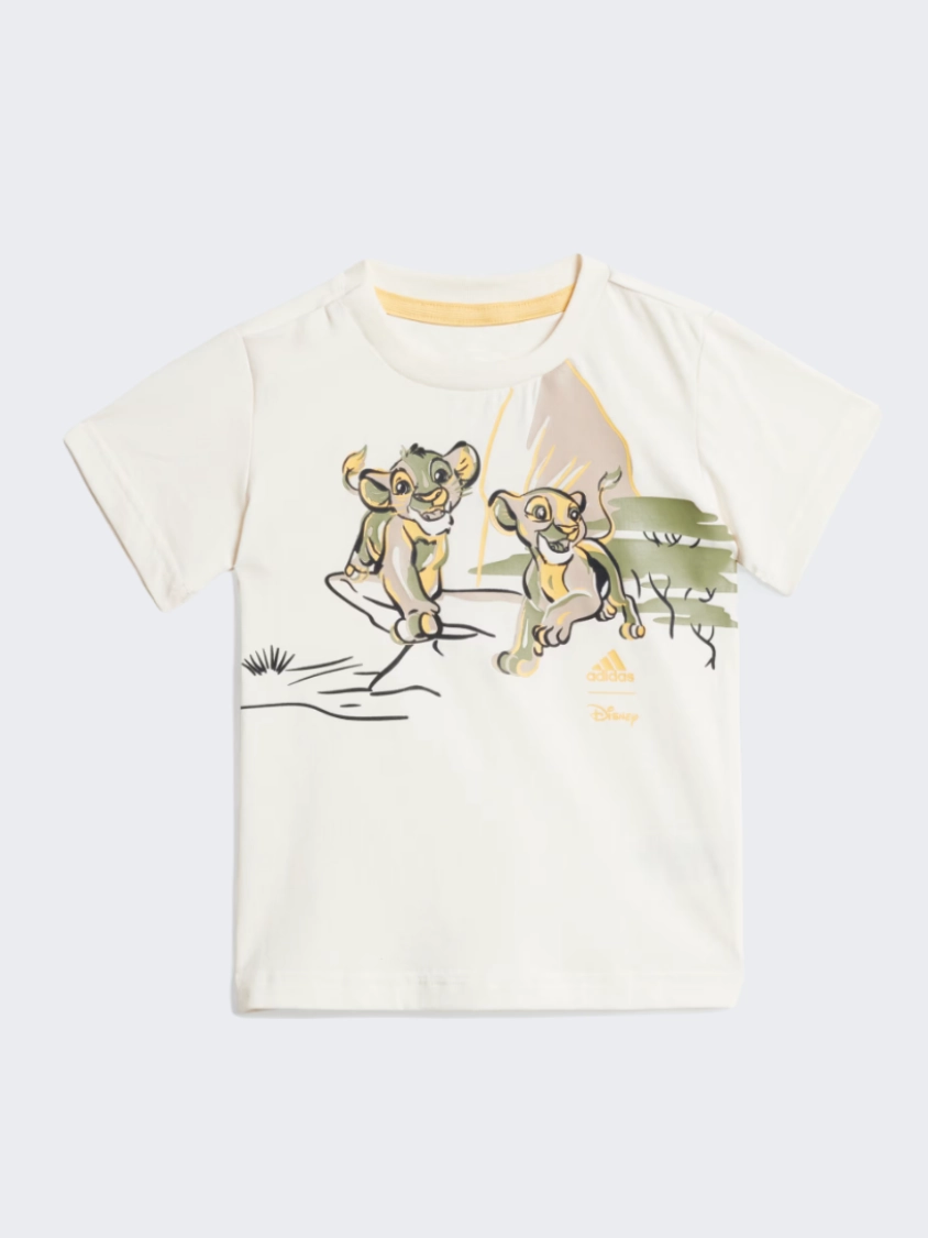 Adidas Disney Lion King Baby-Boys Sportswear Set White/Beige/Spark