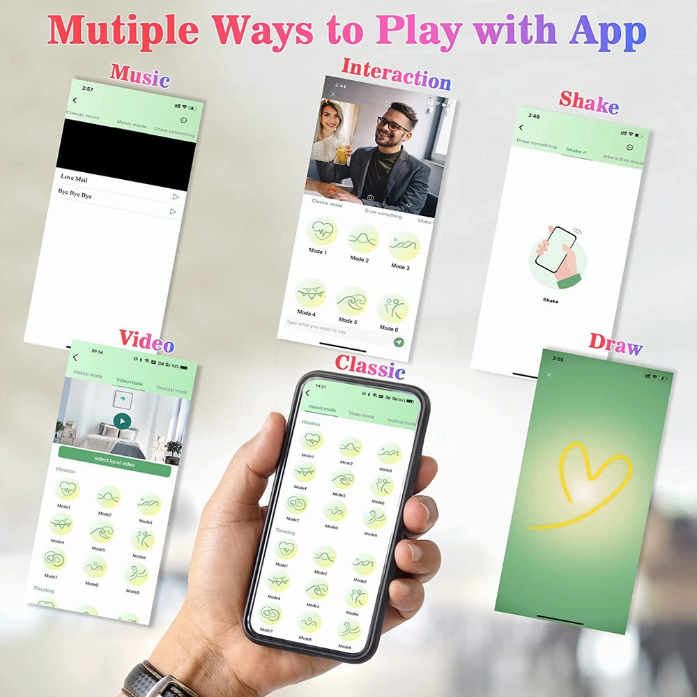 APP Wearable Vibrators Telescopic Vibrating Panties Clitoral G Spot Vibration Massager