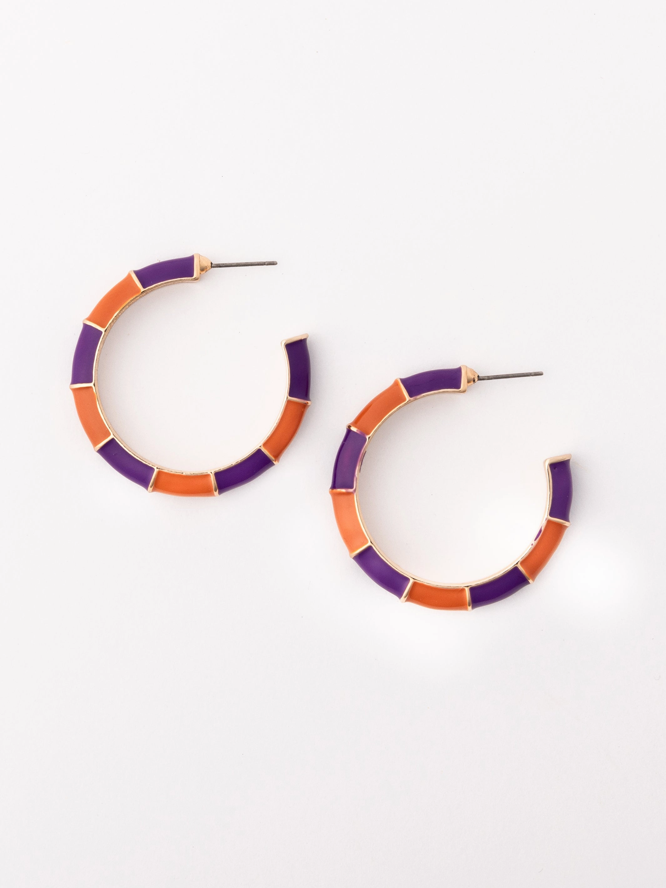 Ashlynn Earrings | Purple   Orange