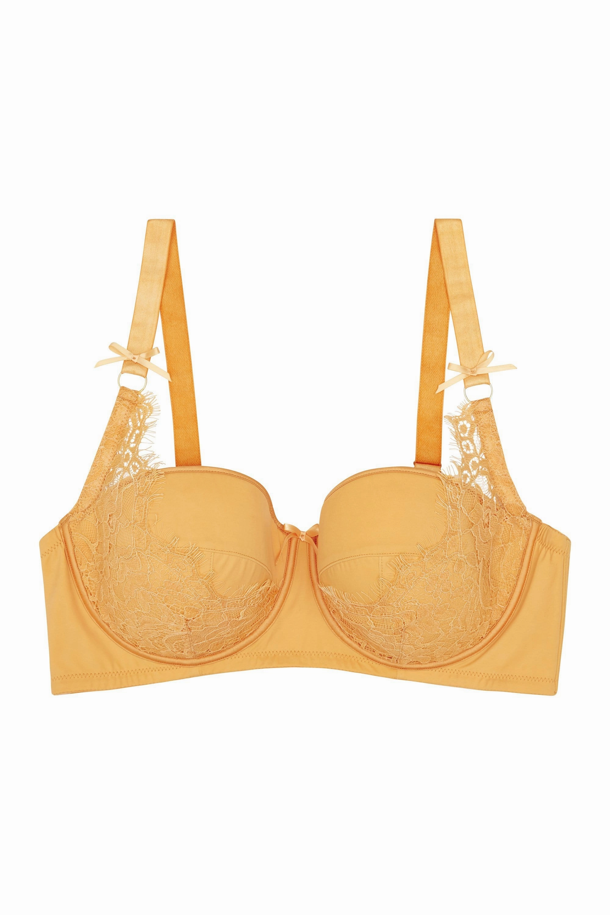 Aspen Mustard Lace Sling Bra