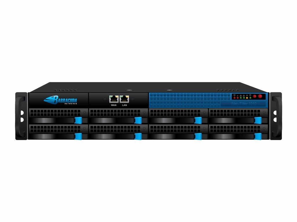 Barracuda Web Security Gateway 1011 - Security appliance - 10GbE - 2U - rack-mountable BYF1011A