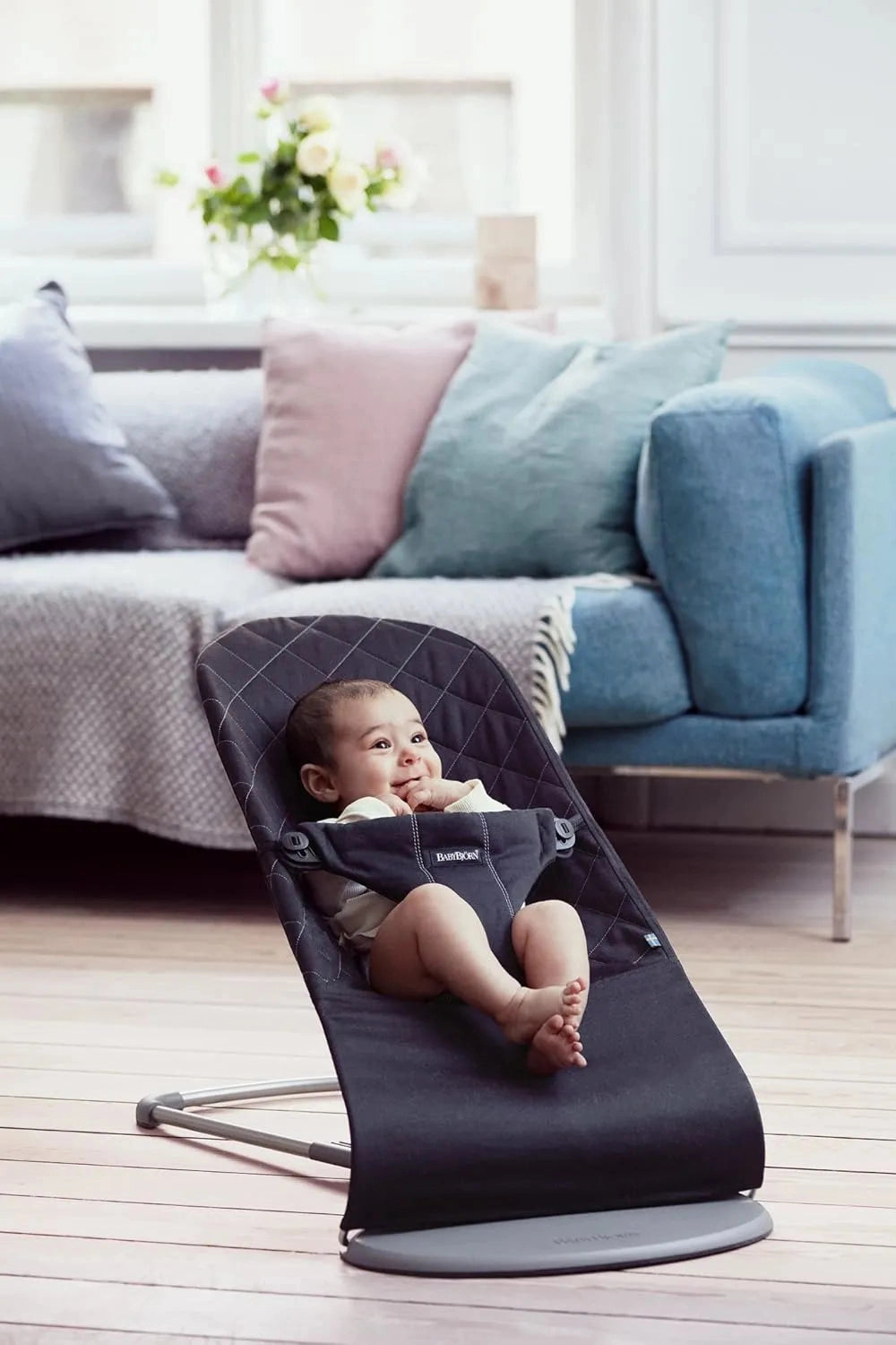 Bouncer Bliss, Cotton -  Black