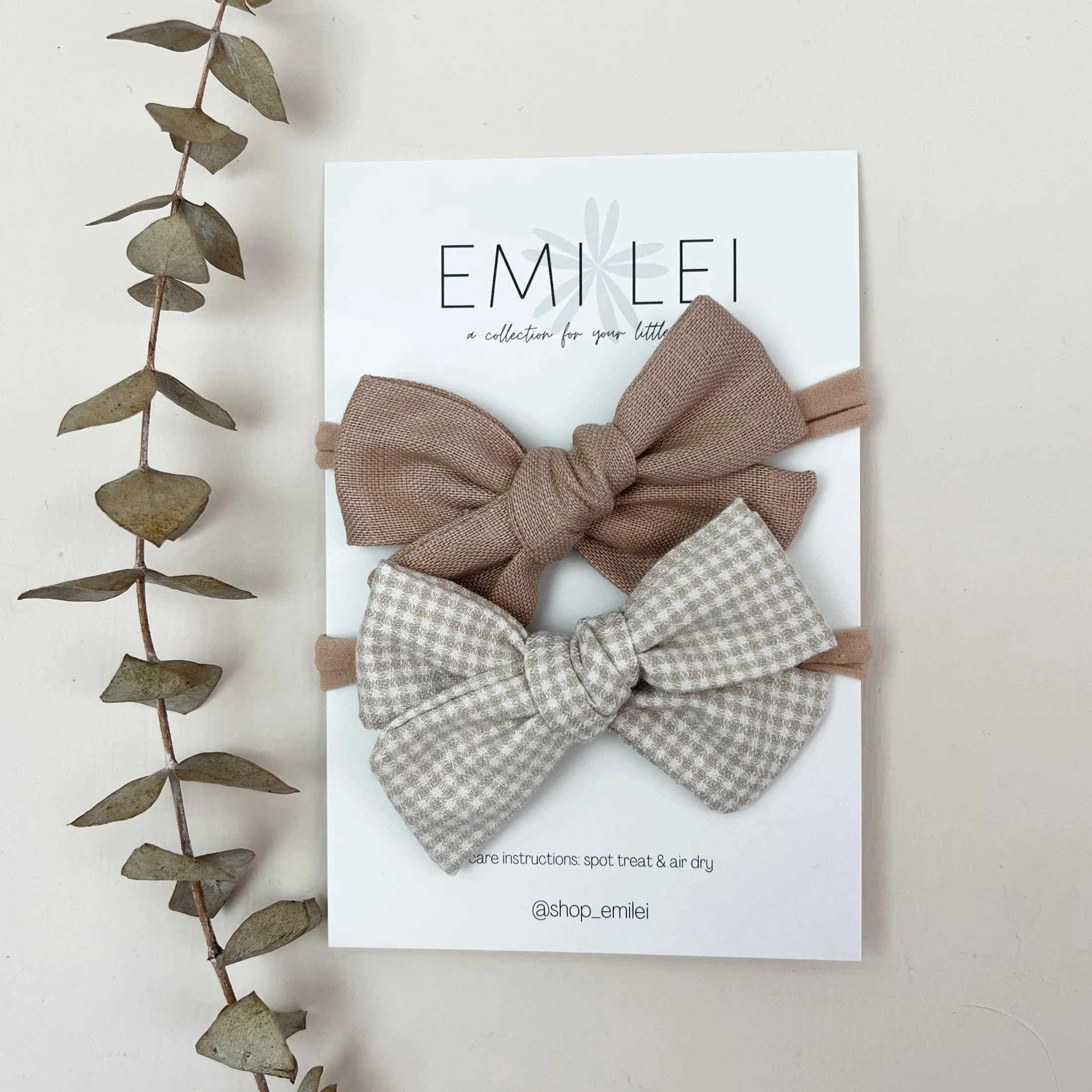 Bow Set - Nylon Headband