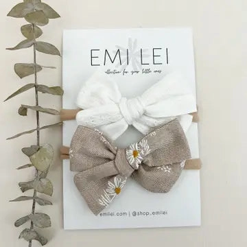 Bow Set - Nylon Headband