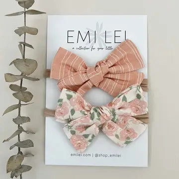 Bow Set - Nylon Headband