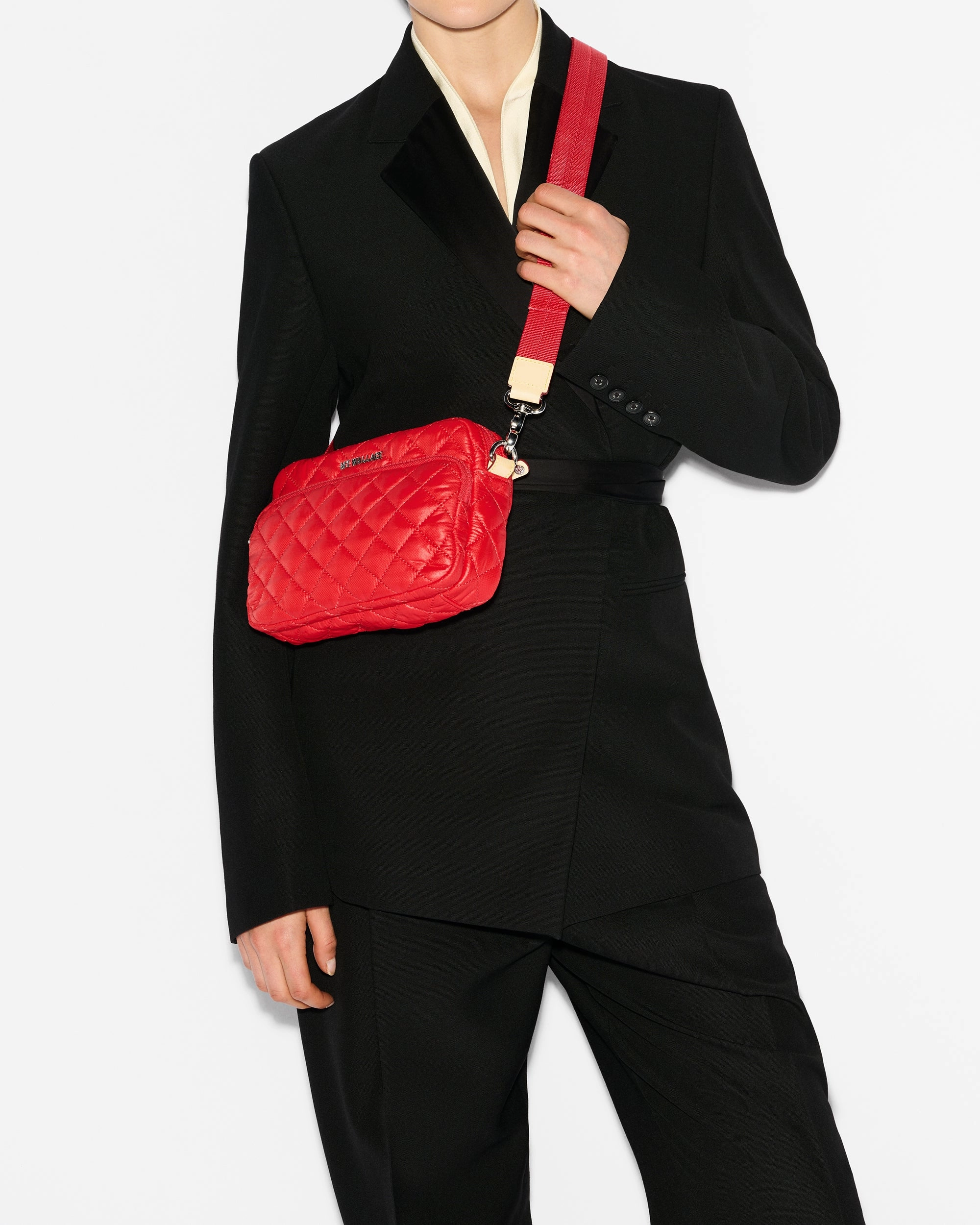 Bright Cherry Small Metro Camera Bag
