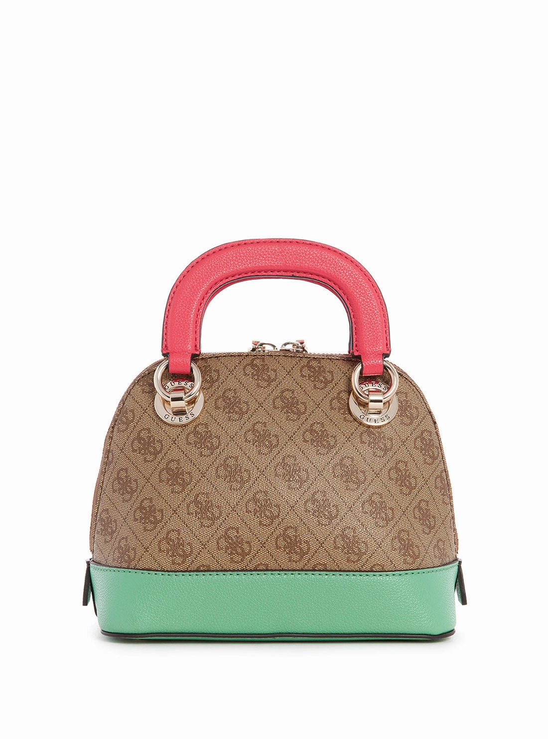 Brown Multi Cathleen Small Dome Satchel