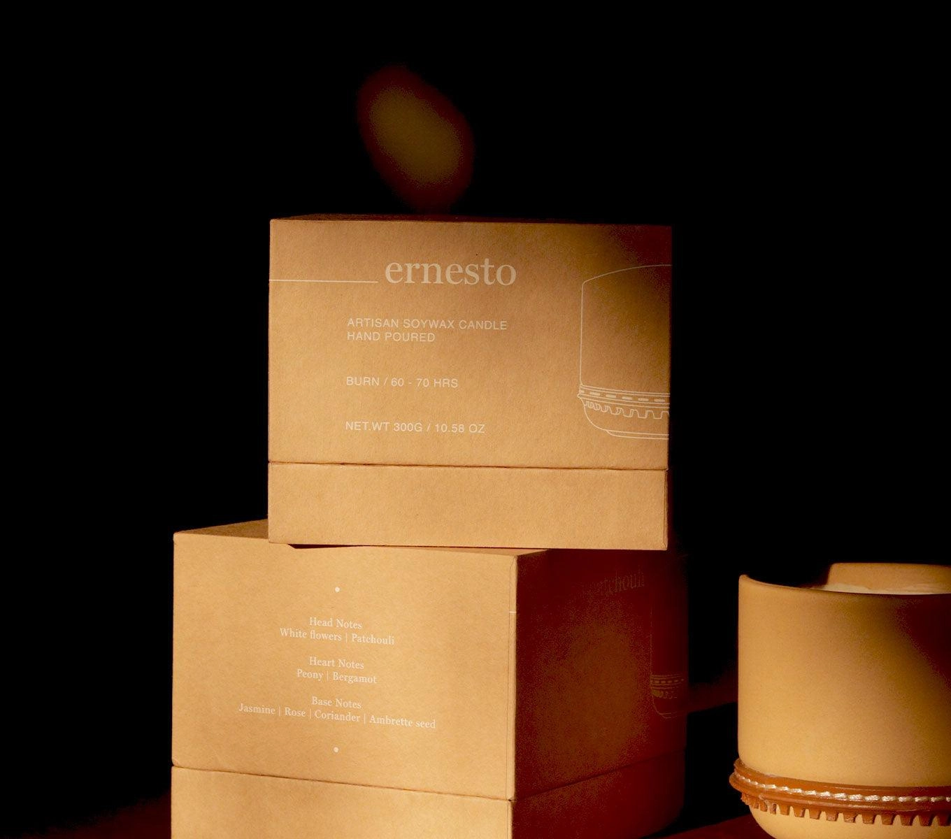 CERAMIC WELTED CANDLE