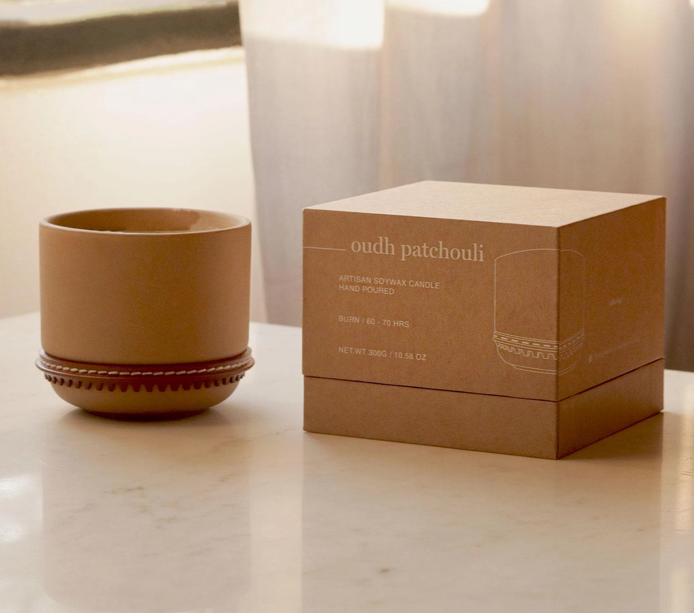 CERAMIC WELTED CANDLE