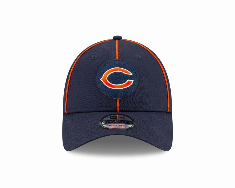 Chicago Bears 2019 Established Collection Sideline 1920 Home "C" Logo Navy 9TWENTY Adjustable Hat