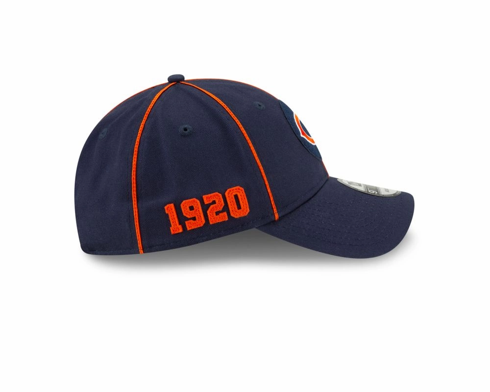 Chicago Bears 2019 Established Collection Sideline 1920 Home "C" Logo Navy 9TWENTY Adjustable Hat