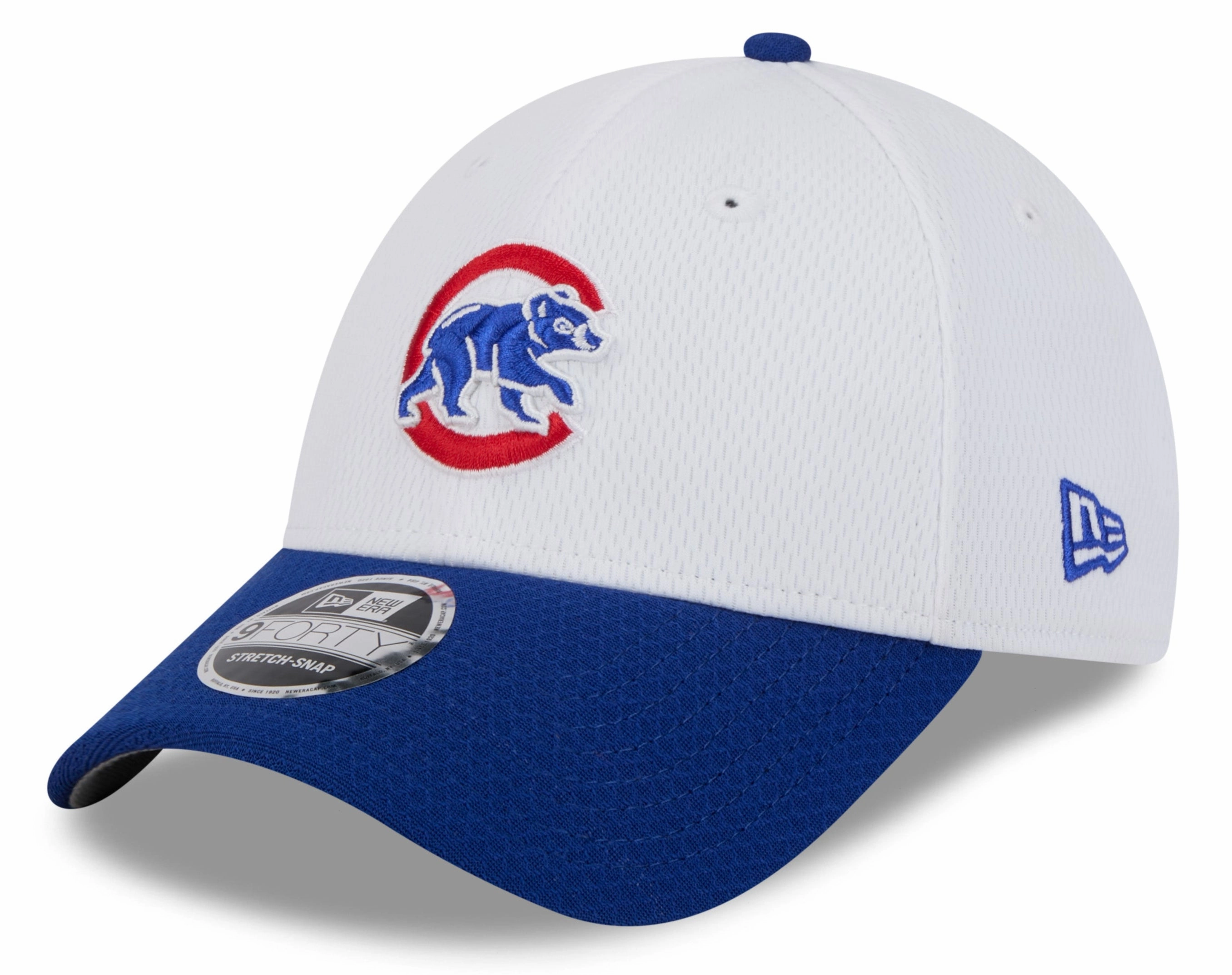 Chicago Cubs New Era White/Royal 2 Tone Dash 9FORTY Adjustable Hat