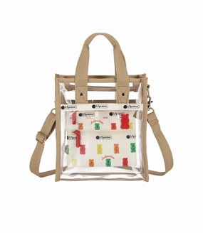 Clear Mini North/South Tote