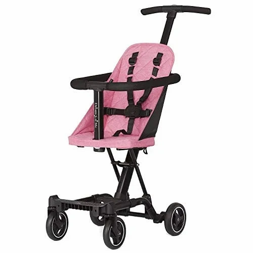 Coast Rider Travel Stroller Lightweight Stroller Compact Portable Vacation Friendly Stroller, Pink