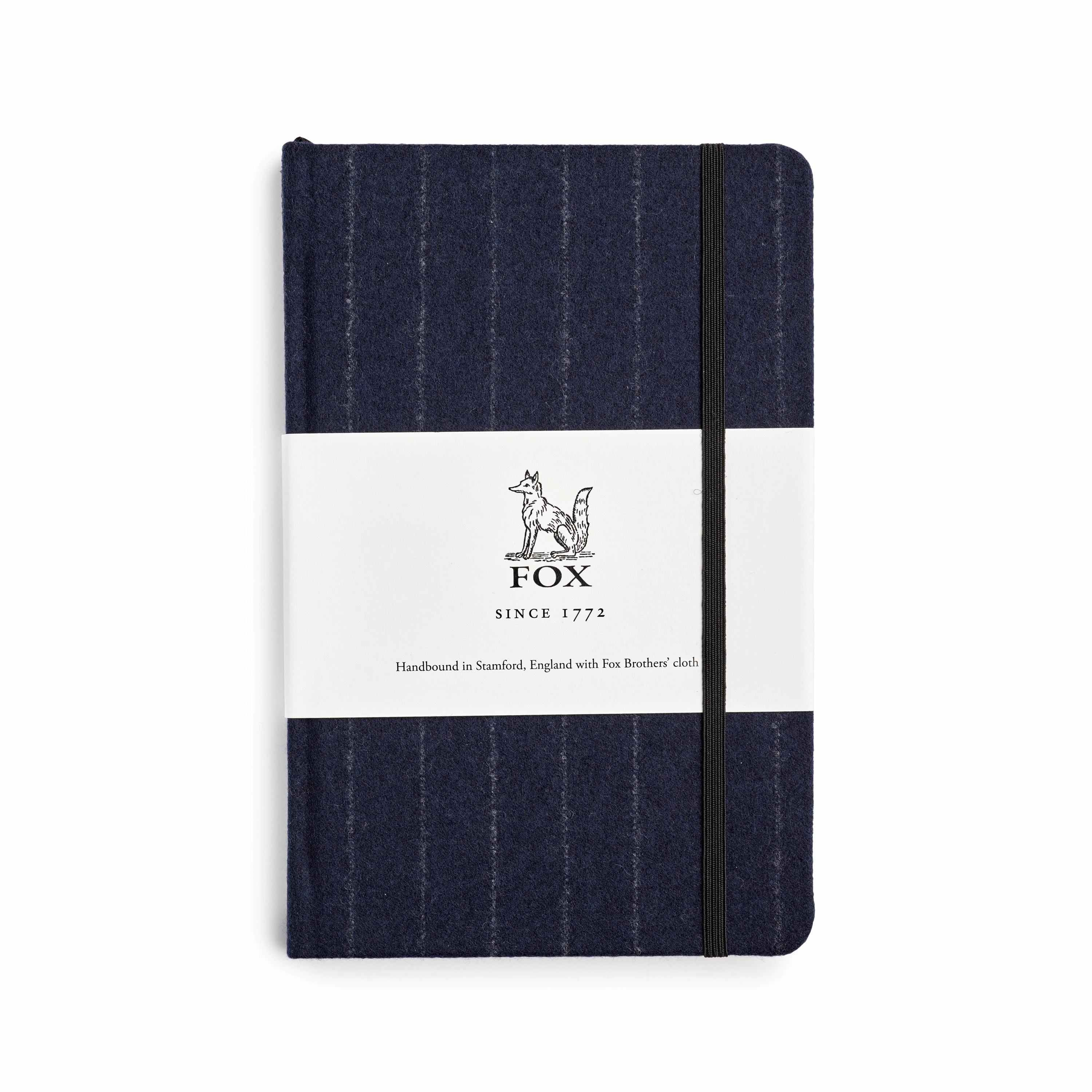Dark Blue Stripe Medium Notebook