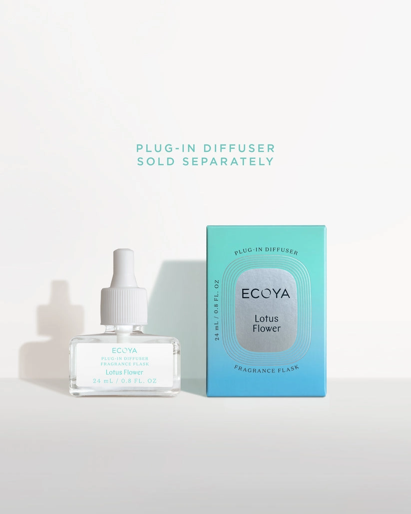 Ecoya Plug-In Diffuser Fragrance Flask Lotus Flower
