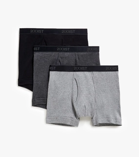 Essential Cotton Boxer Brief 3-Pack
