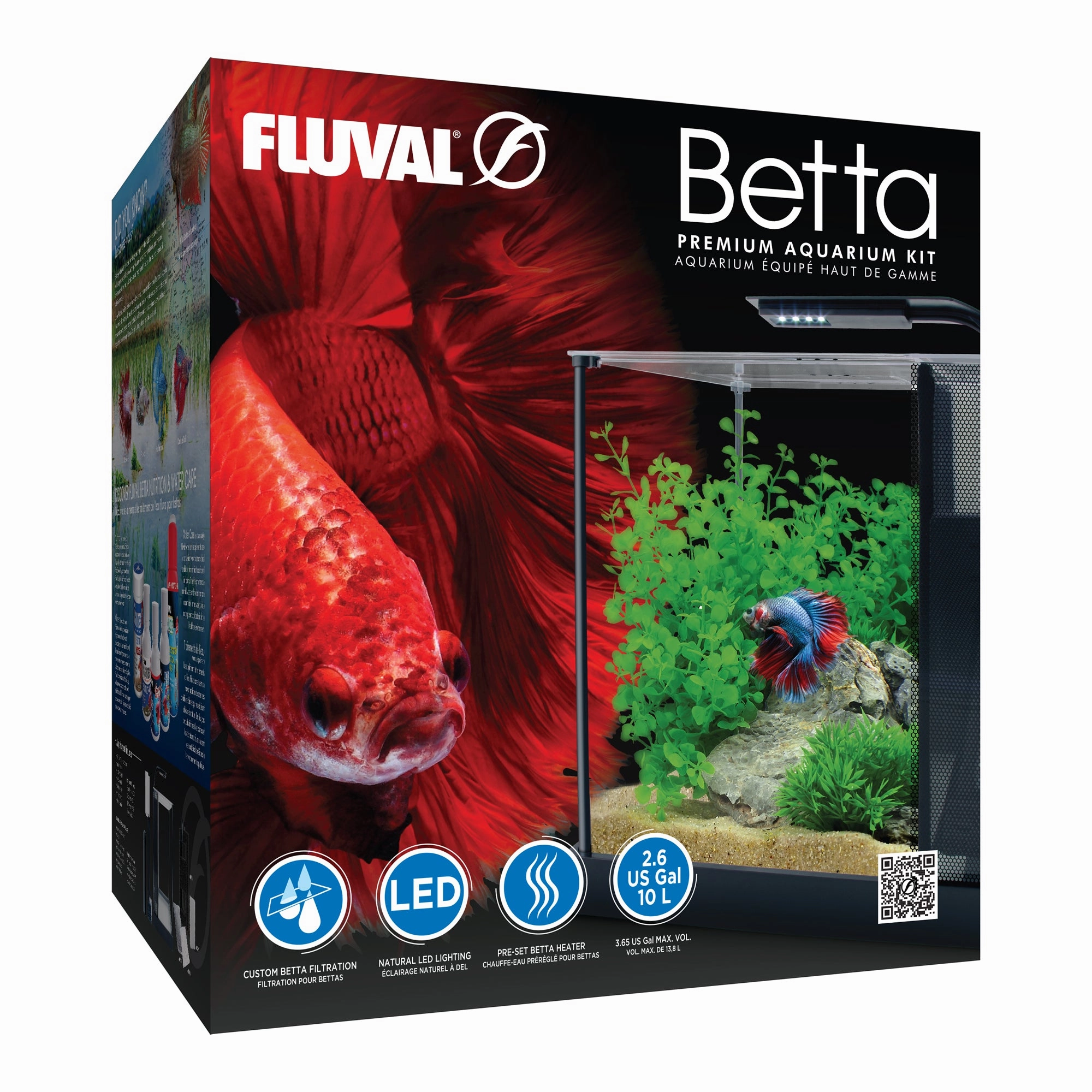 Fluval Betta Kit 2.6 Gallon
