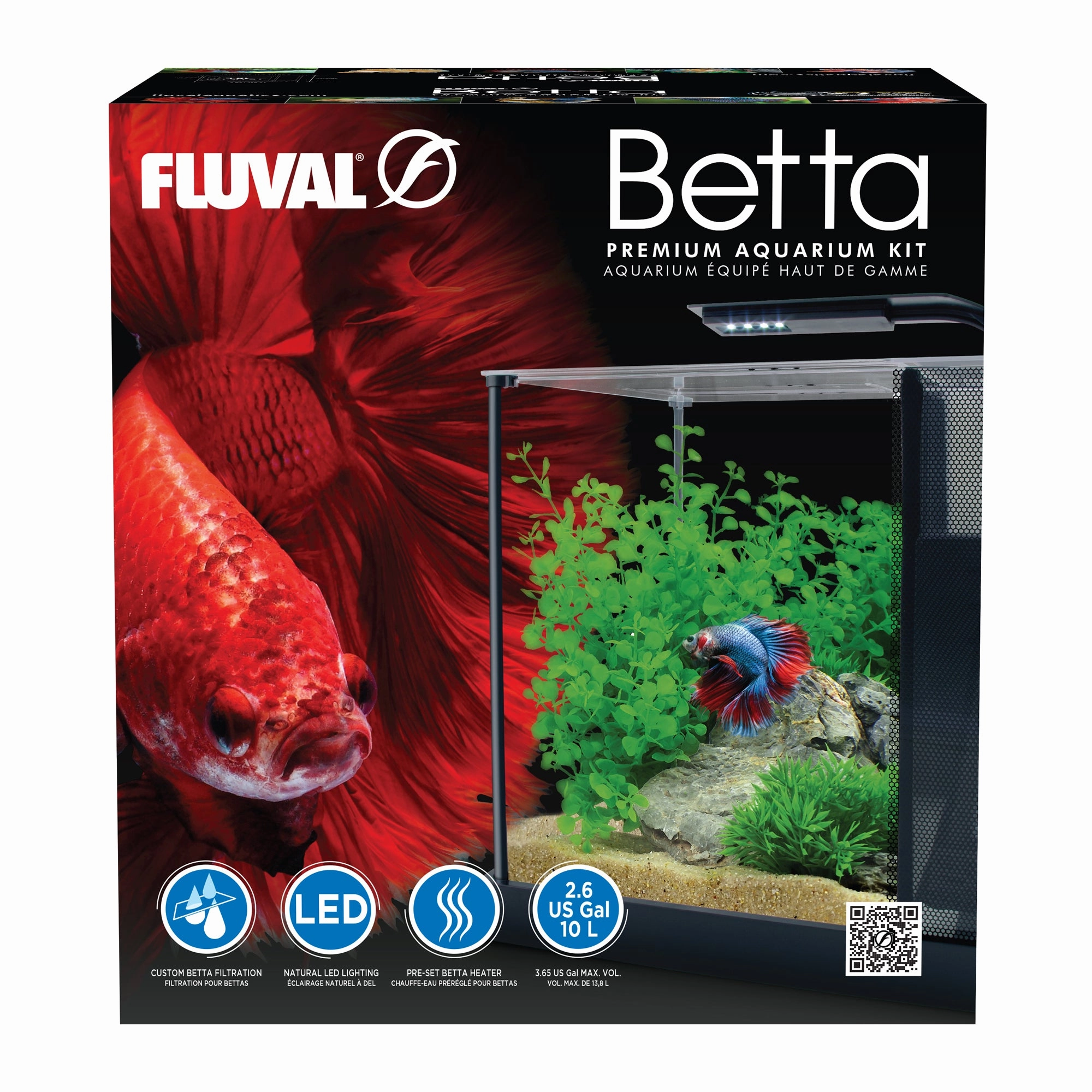 Fluval Betta Kit 2.6 Gallon