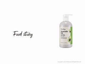 FOOD STORY AVOCADO OIL SOFTENING BODY WASH 10.14 FL. OZ. / 300 mL
