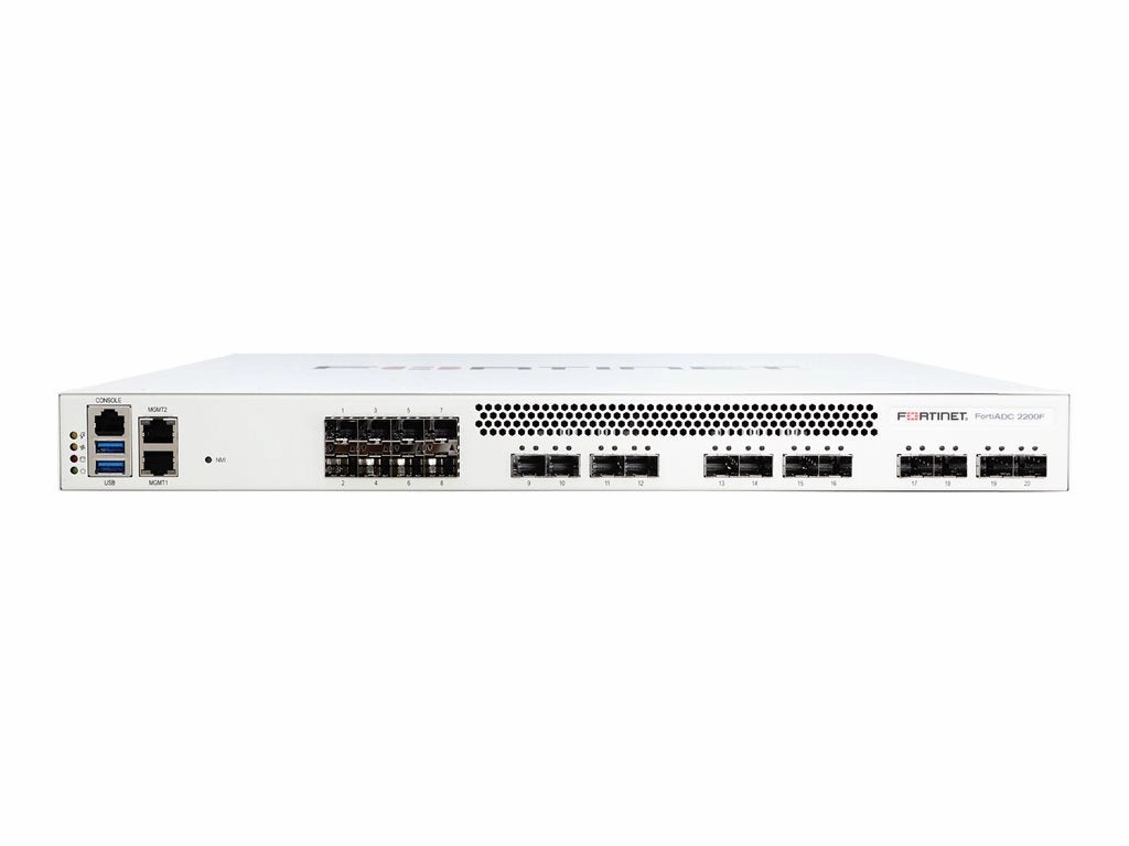 Fortinet FortiADC 2200F - Application accelerator - with 5 years FortiCare Premium Support   5 years FortiADC Network Security FAD-2200F-BDL-730-60
