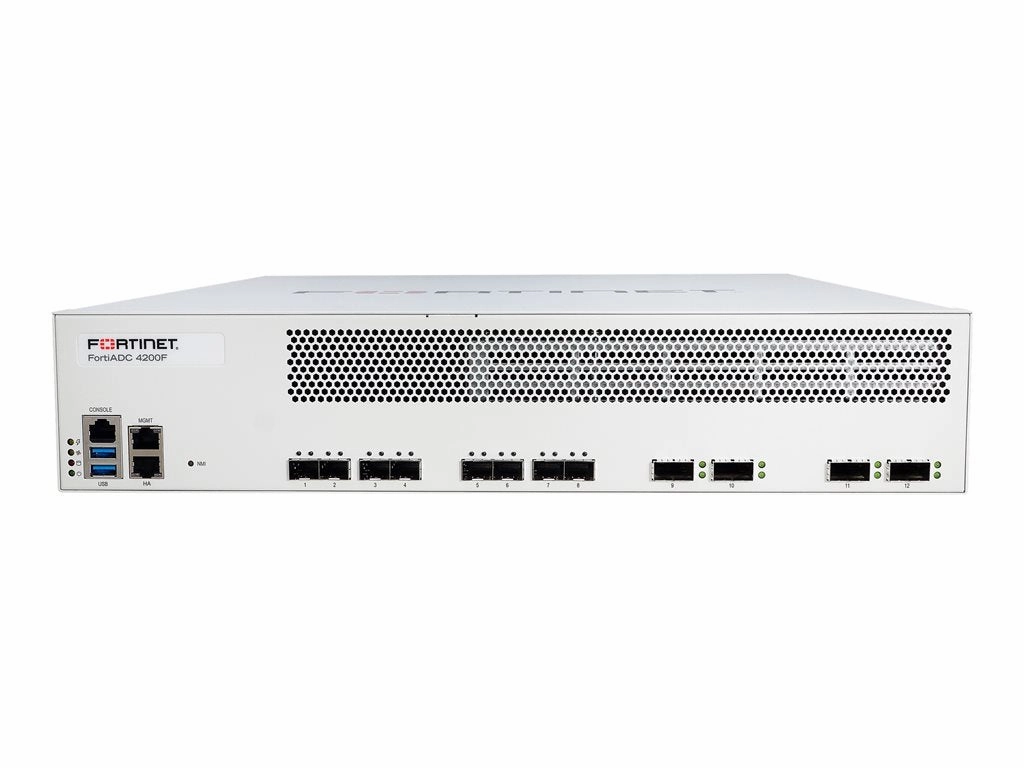 Fortinet FortiADC 4200F - Application accelerator - with 1 year FortiCare Premium Support   1 year FortiADC Network Security FAD-4200F-BDL-730-12