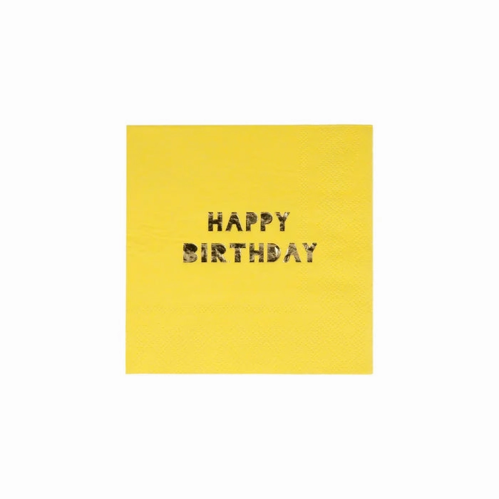 Happy Birthday Small Napkins