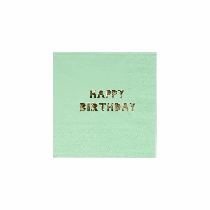 Happy Birthday Small Napkins