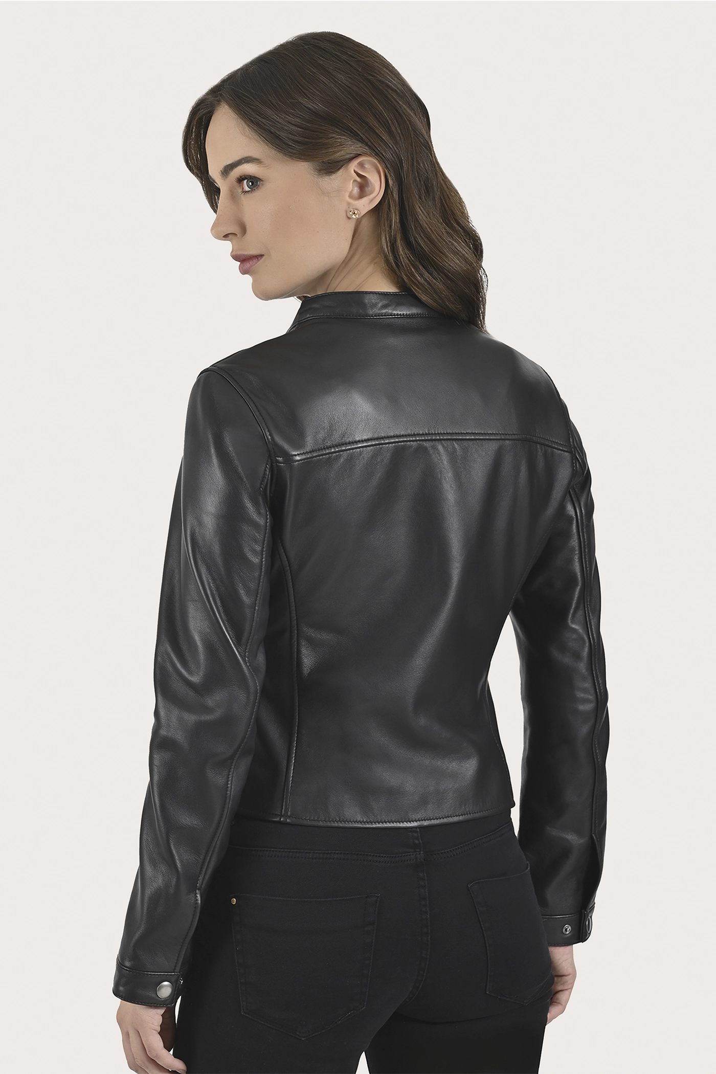 Heathe Leather Jacket
